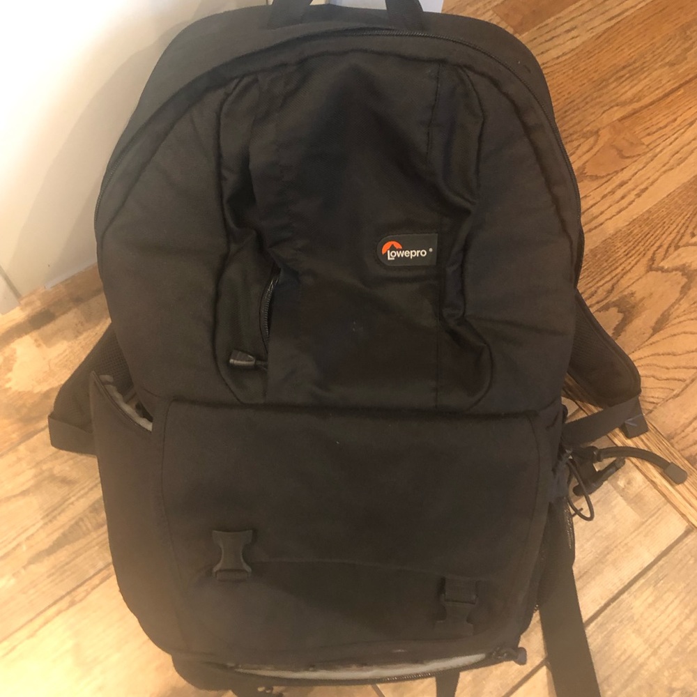 Media backpack for video camera, camera, laptop